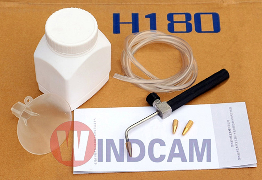 Phụ kiện đi kèm máy khò bóng Mica H180
