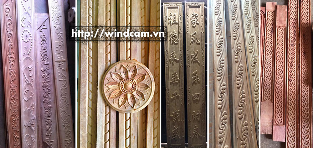 Sản phẩm ứng dụng Máy chạm khắc gỗ CNC