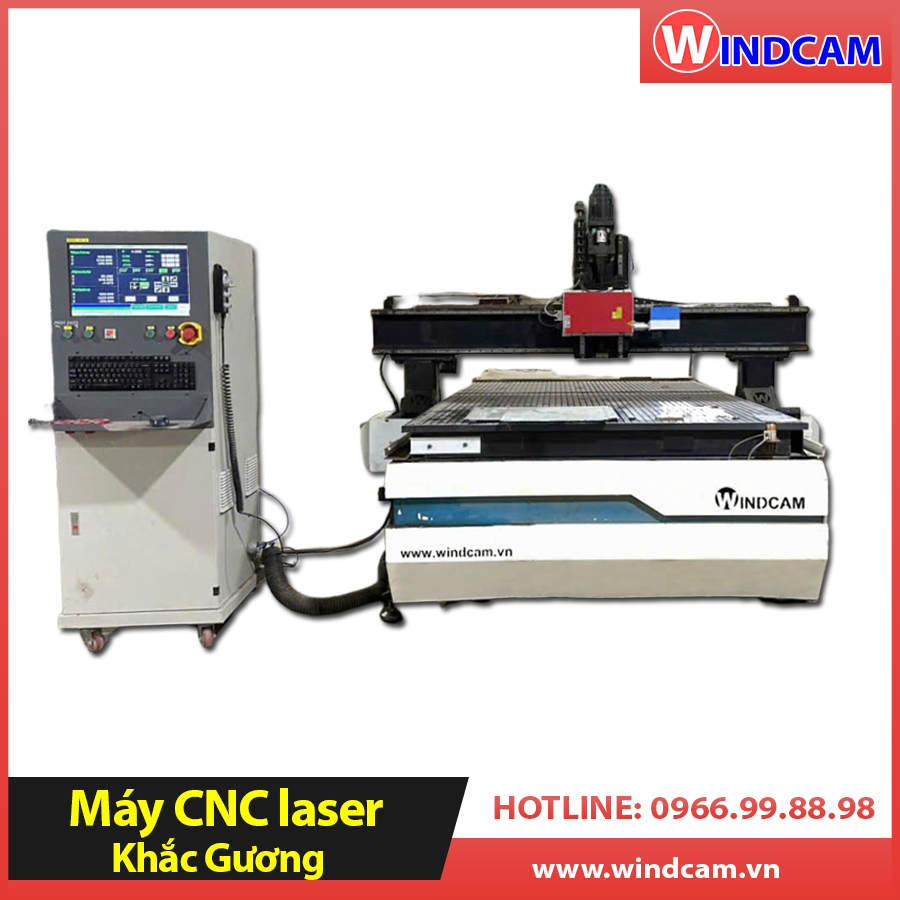 MÁY CNC LASER KHẮC GƯƠNG