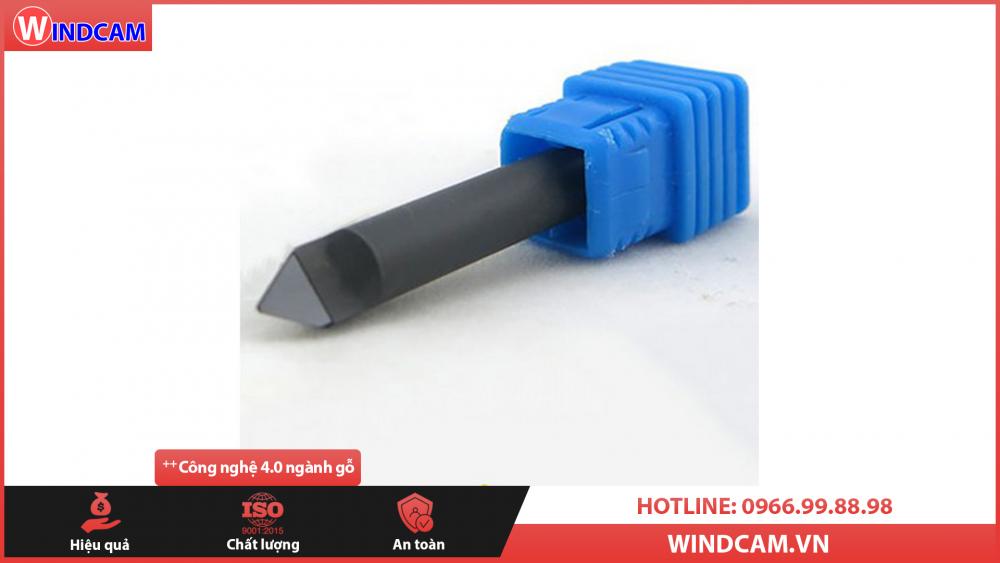 Dao CNC khắc đá bia mộ gắn hợp kim nửa đầu tại CNC Đông Phương