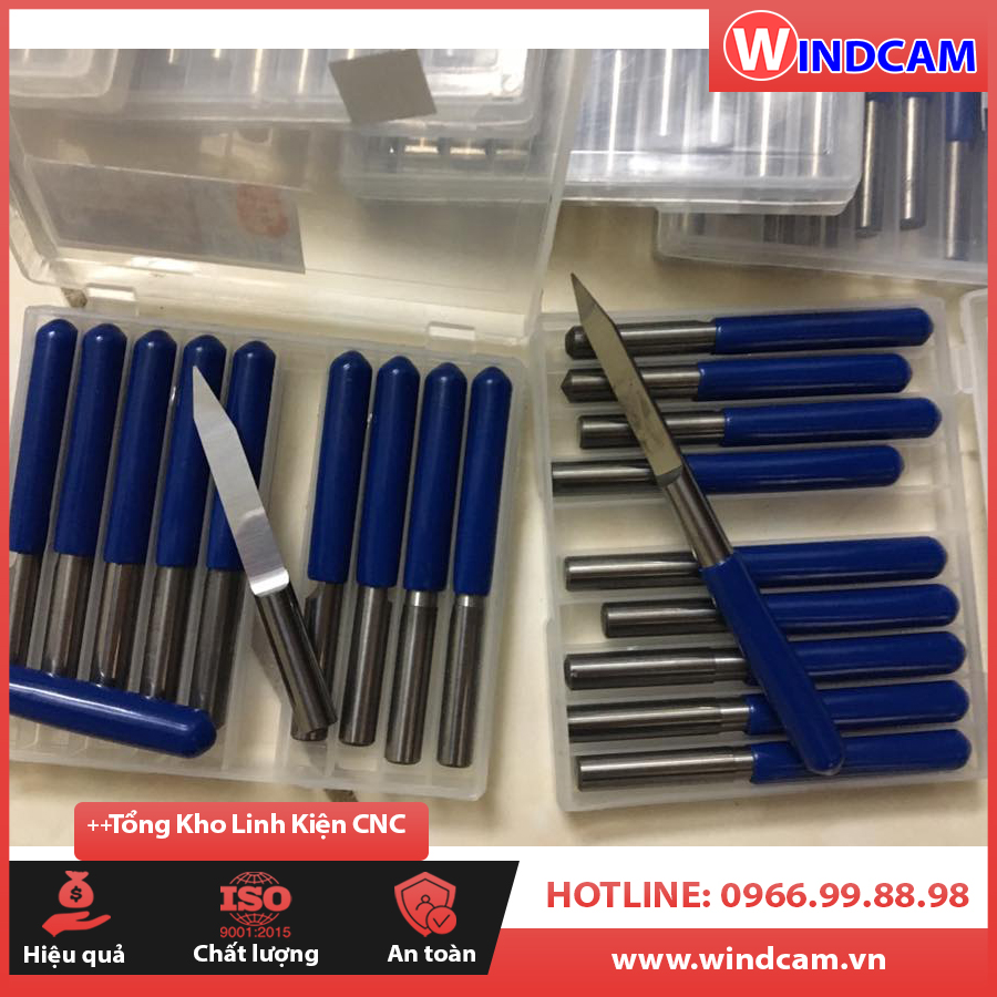 Dao CNC Khắc gỗ tinh 1 me tại CNC Đông Phương 